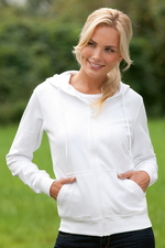Bild Women's Tagless Zipped Hoodie Organic