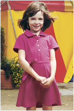 Bild Girls-Piqué-Kleid STRETCH