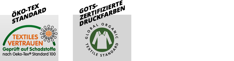 Öko-Tex Standard, GOTS-Zertifizierte Druckfarben