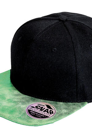 Bronx Glitter Flat Peak Snapback Cap 