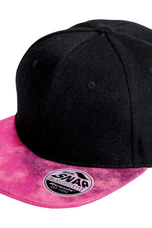 Bronx Glitter Flat Peak Snapback Cap 