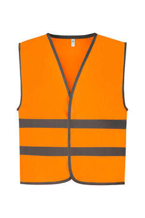 Kids Fluo Reflective Border Waistcoat