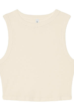 Women`s Micro Rib Muscle Crop Tank