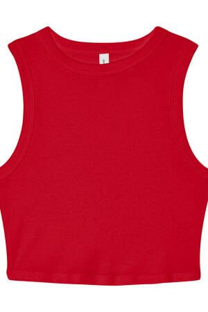 Women`s Micro Rib Muscle Crop Tank