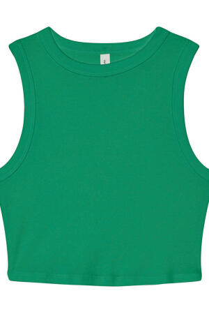 Women`s Micro Rib Muscle Crop Tank