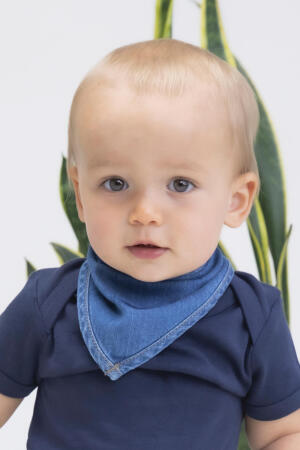 Baby Rocks Denim Bandana Bib