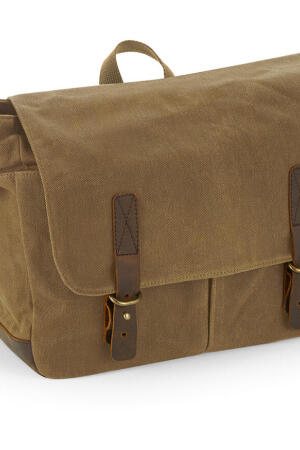 Heritage Waxed Canvas Messenger