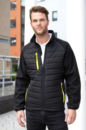 Black Compass Padded Softshell Jacket