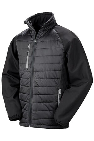 Black Compass Padded Softshell Jacket