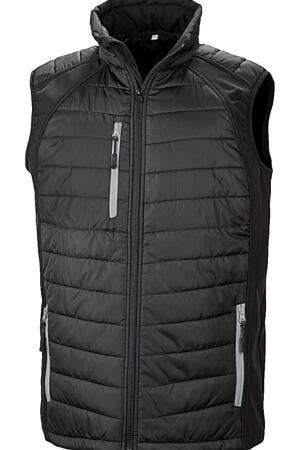 Black Compass Padded Softshell Gilet