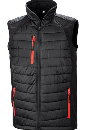 Black Compass Padded Softshell Gilet