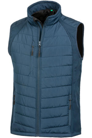 Black Compass Padded Softshell Gilet