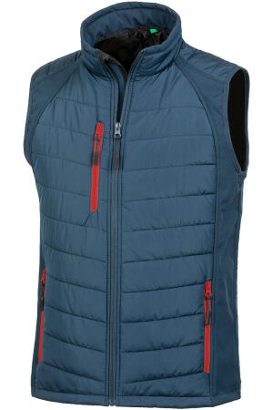 Black Compass Padded Softshell Gilet
