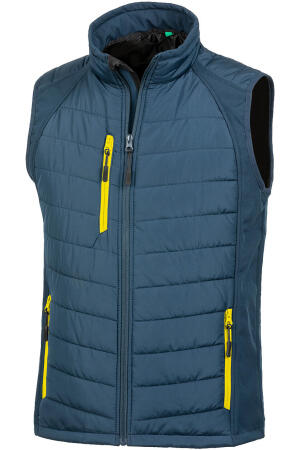 Black Compass Padded Softshell Gilet