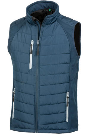 Black Compass Padded Softshell Gilet