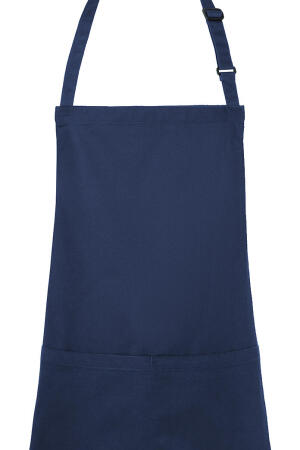Short Bib Apron Basic with Buckle and Pocket