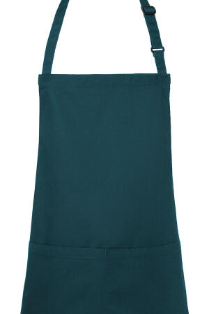 Short Bib Apron Basic with Buckle and Pocket