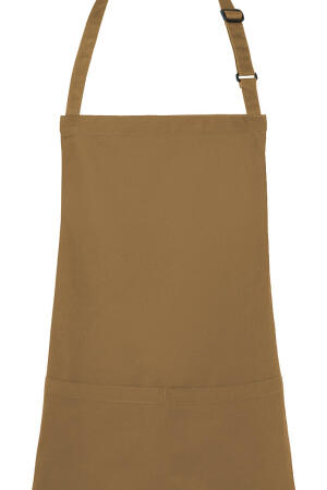 Short Bib Apron Basic with Buckle and Pocket