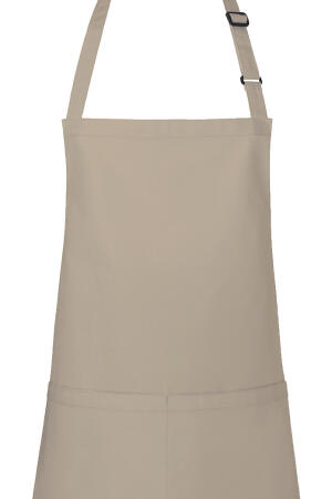 Short Bib Apron Basic with Buckle and Pocket