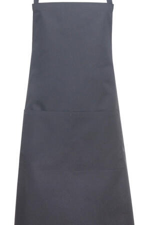 Oversize Bib Apron with Buckle and Pocket