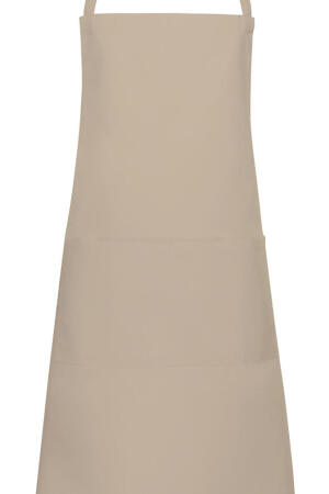 Oversize Bib Apron with Buckle and Pocket