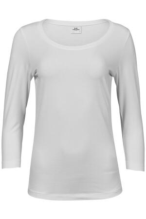 Ladies 3/4 Sleeve Stretch Tee
