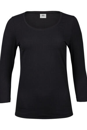 Ladies 3/4 Sleeve Stretch Tee