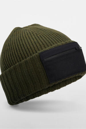 Zip Patch Beanie