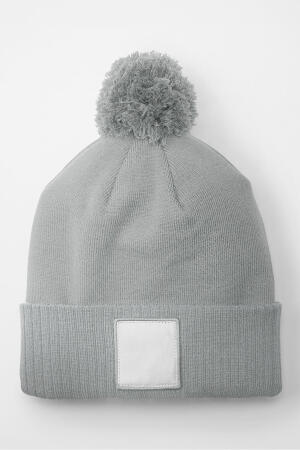 Appliqué Patch Pom Beanie