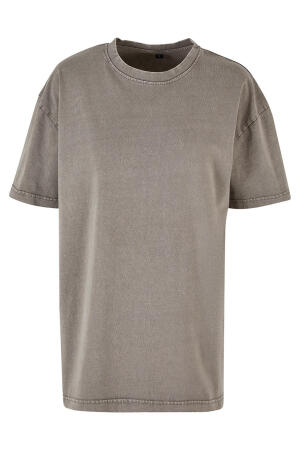 Ladies Oversized Acid Wash