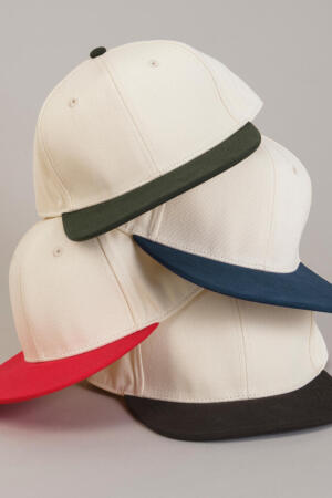 Contrast Flat Peak 6 Panel Cap