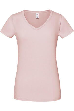 Ladies` Iconic 150 V Neck T