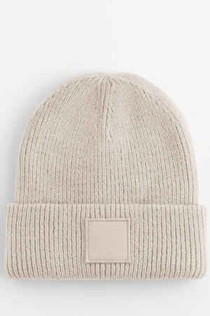 Kids Deep Cuffed Tonal Patch Beanie
