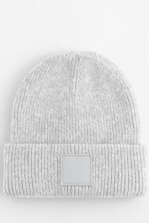 Kids Deep Cuffed Tonal Patch Beanie