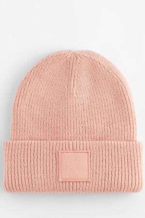 Kids Deep Cuffed Tonal Patch Beanie