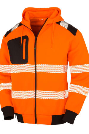 Recycled Robust Zipped Safety Hoody