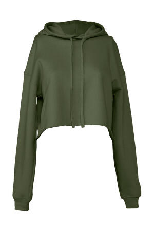Women`s Cropped Fleece Hoodie