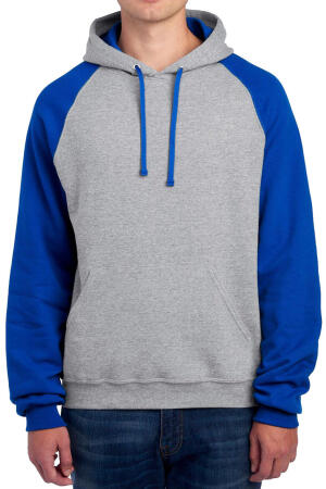 NuBlend Colour Block Raglan Hooded Sweatshirt