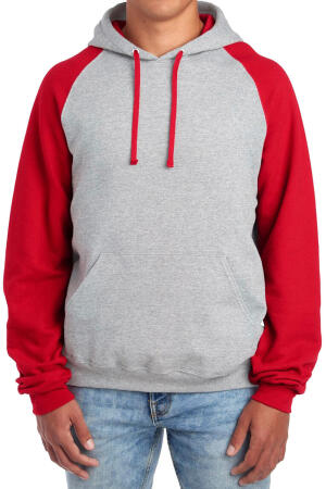 NuBlend Colour Block Raglan Hooded Sweatshirt