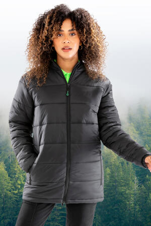 Recycled Hooded Padded Parka