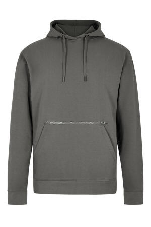 Pique Hoodie with Zipped Pocket