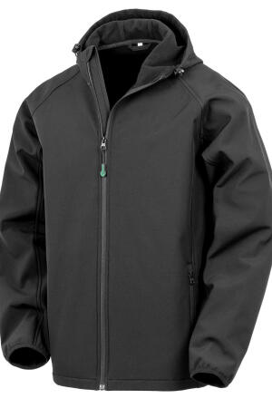 Men`s Recycled 3-Layer Hooded Softshell