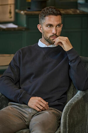 Ribbed Interlock Crew Neck