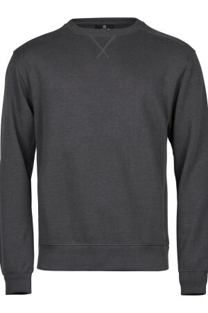 Ribbed Interlock Crew Neck