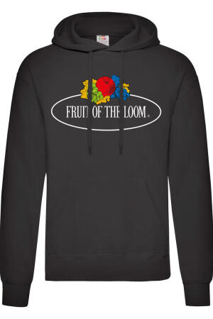 Vintage Hooded Sweat Classic Large Logo Print