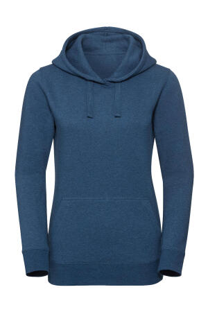 Ladies` Authentic Melange Hooded Sweat