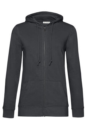 Organic Zipped Hooded /women