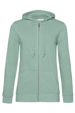 Organic Zipped Hooded /women