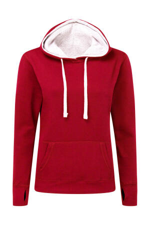 Ladies' Contrast Hoodie