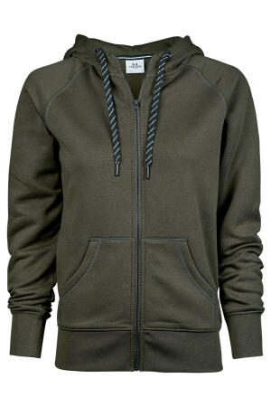 Ladies Hooded Zip-Sweat